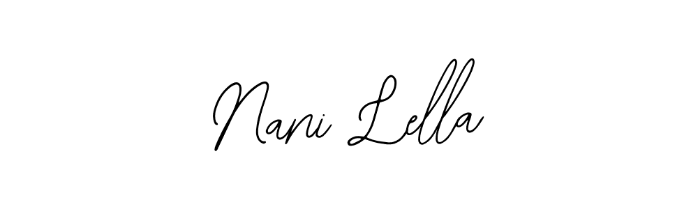 Make a short Nani Lella signature style. Manage your documents anywhere anytime using Bearetta-2O07w. Create and add eSignatures, submit forms, share and send files easily. Nani Lella signature style 12 images and pictures png