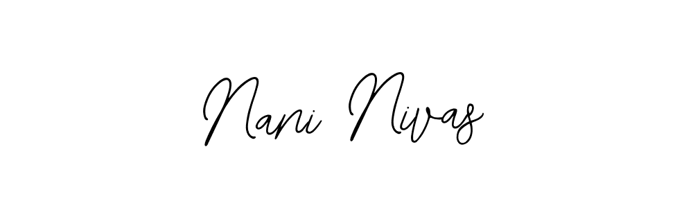 Best and Professional Signature Style for Nani Nivas. Bearetta-2O07w Best Signature Style Collection. Nani Nivas signature style 12 images and pictures png