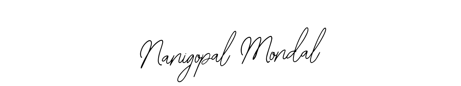 Also we have Nanigopal Mondal name is the best signature style. Create professional handwritten signature collection using Bearetta-2O07w autograph style. Nanigopal Mondal signature style 12 images and pictures png