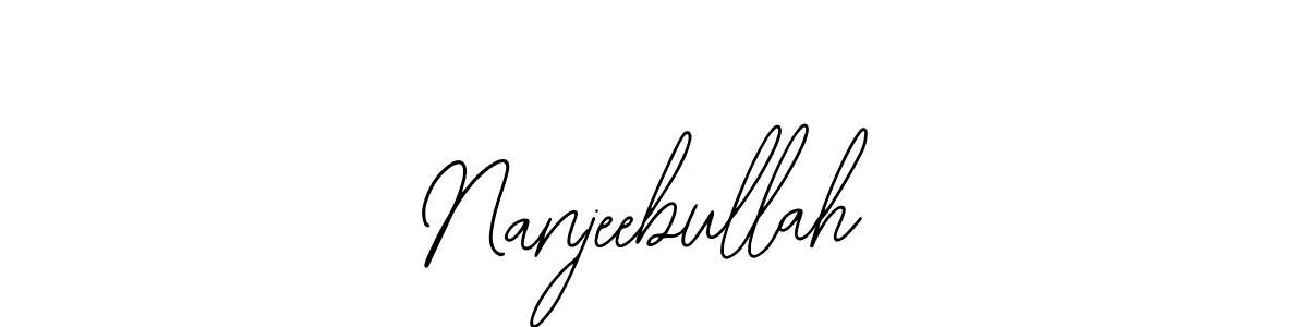 Also You can easily find your signature by using the search form. We will create Nanjeebullah name handwritten signature images for you free of cost using Bearetta-2O07w sign style. Nanjeebullah signature style 12 images and pictures png