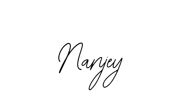 Create a beautiful signature design for name Nanjey. With this signature (Bearetta-2O07w) fonts, you can make a handwritten signature for free. Nanjey signature style 12 images and pictures png