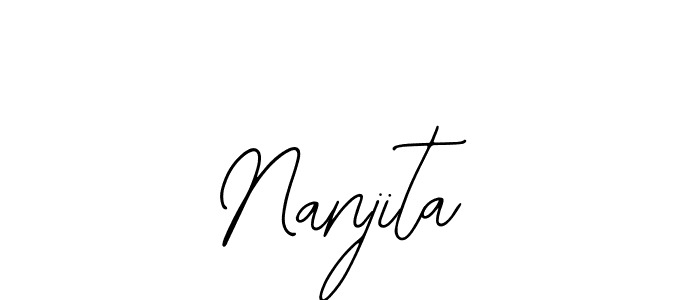 See photos of Nanjita official signature by Spectra . Check more albums & portfolios. Read reviews & check more about Bearetta-2O07w font. Nanjita signature style 12 images and pictures png