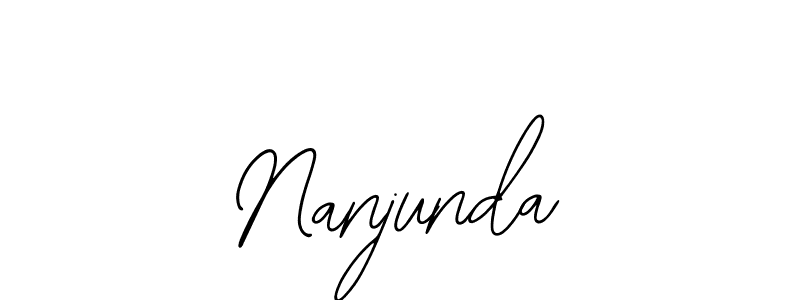 if you are searching for the best signature style for your name Nanjunda. so please give up your signature search. here we have designed multiple signature styles  using Bearetta-2O07w. Nanjunda signature style 12 images and pictures png