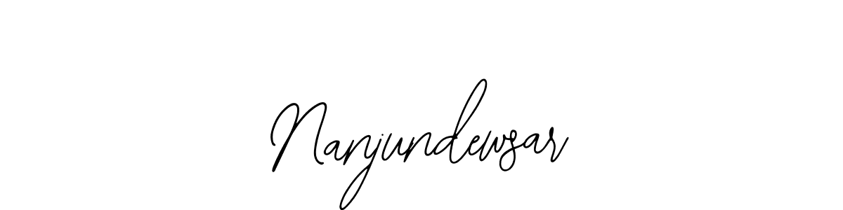 Similarly Bearetta-2O07w is the best handwritten signature design. Signature creator online .You can use it as an online autograph creator for name Nanjundewsar. Nanjundewsar signature style 12 images and pictures png
