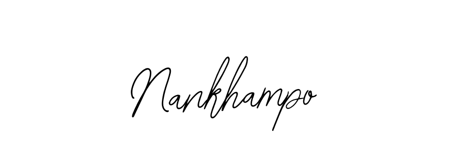 You should practise on your own different ways (Bearetta-2O07w) to write your name (Nankhampo) in signature. don't let someone else do it for you. Nankhampo signature style 12 images and pictures png