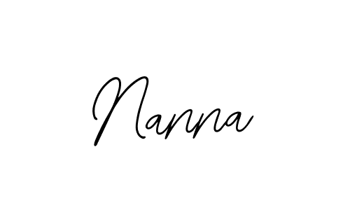 Use a signature maker to create a handwritten signature online. With this signature software, you can design (Bearetta-2O07w) your own signature for name Nanna. Nanna signature style 12 images and pictures png