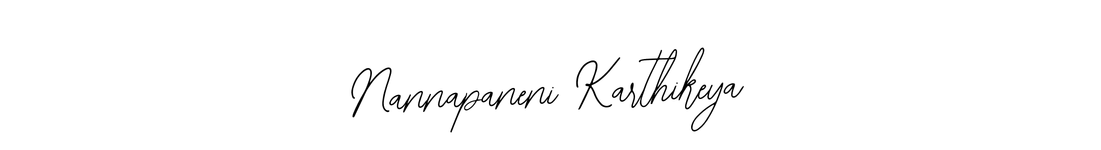 How to make Nannapaneni Karthikeya signature? Bearetta-2O07w is a professional autograph style. Create handwritten signature for Nannapaneni Karthikeya name. Nannapaneni Karthikeya signature style 12 images and pictures png