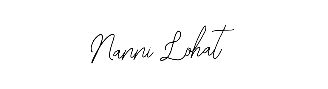 See photos of Nanni Lohat official signature by Spectra . Check more albums & portfolios. Read reviews & check more about Bearetta-2O07w font. Nanni Lohat signature style 12 images and pictures png