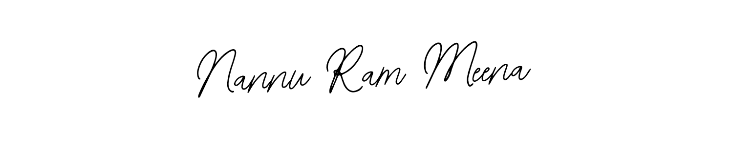 Similarly Bearetta-2O07w is the best handwritten signature design. Signature creator online .You can use it as an online autograph creator for name Nannu Ram Meena. Nannu Ram Meena signature style 12 images and pictures png