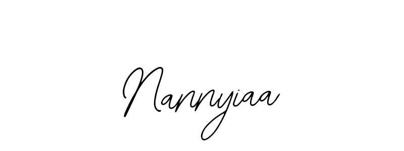 if you are searching for the best signature style for your name Nannyiaa. so please give up your signature search. here we have designed multiple signature styles  using Bearetta-2O07w. Nannyiaa signature style 12 images and pictures png
