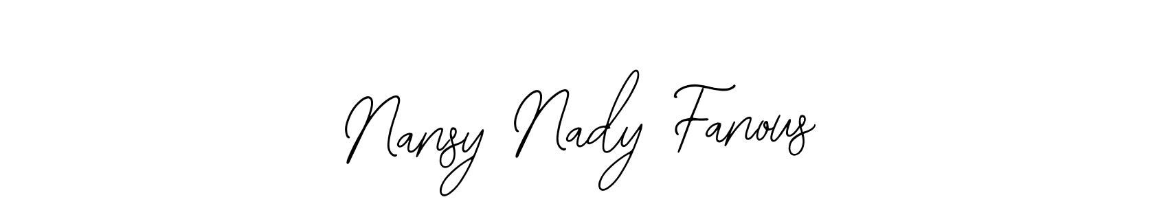 if you are searching for the best signature style for your name Nansy Nady Fanous. so please give up your signature search. here we have designed multiple signature styles  using Bearetta-2O07w. Nansy Nady Fanous signature style 12 images and pictures png