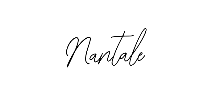 How to make Nantale name signature. Use Bearetta-2O07w style for creating short signs online. This is the latest handwritten sign. Nantale signature style 12 images and pictures png