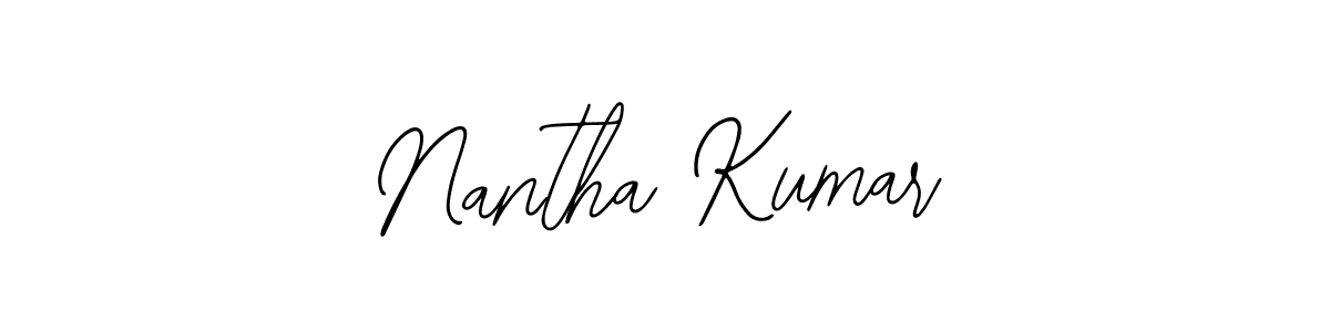 Make a beautiful signature design for name Nantha Kumar. Use this online signature maker to create a handwritten signature for free. Nantha Kumar signature style 12 images and pictures png
