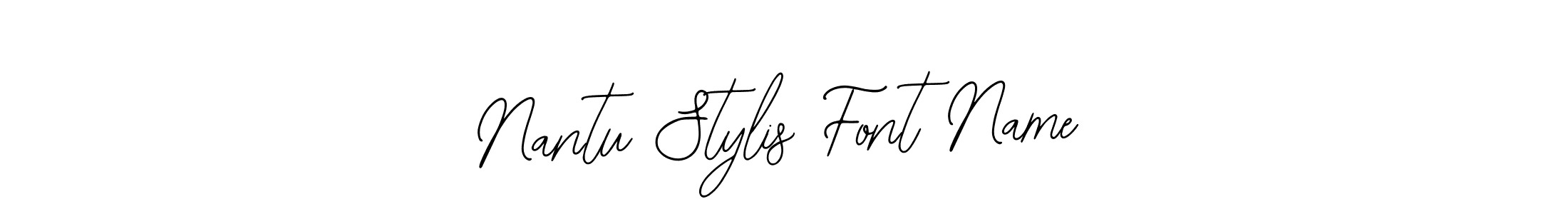 Similarly Bearetta-2O07w is the best handwritten signature design. Signature creator online .You can use it as an online autograph creator for name Nantu Stylis Font Name. Nantu Stylis Font Name signature style 12 images and pictures png