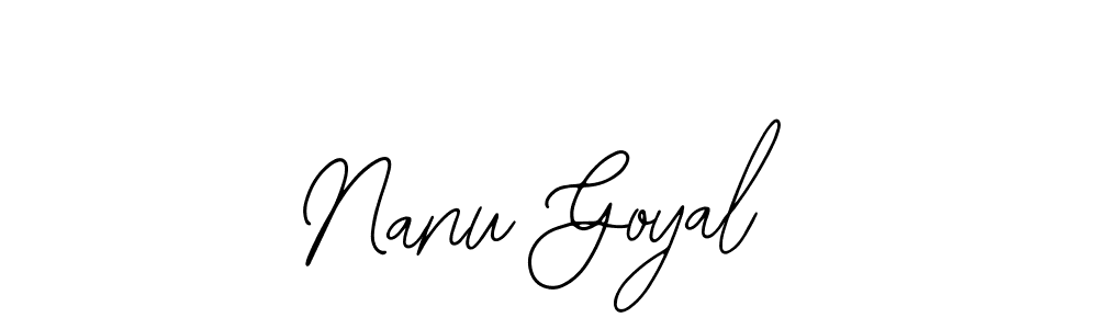 if you are searching for the best signature style for your name Nanu Goyal. so please give up your signature search. here we have designed multiple signature styles  using Bearetta-2O07w. Nanu Goyal signature style 12 images and pictures png