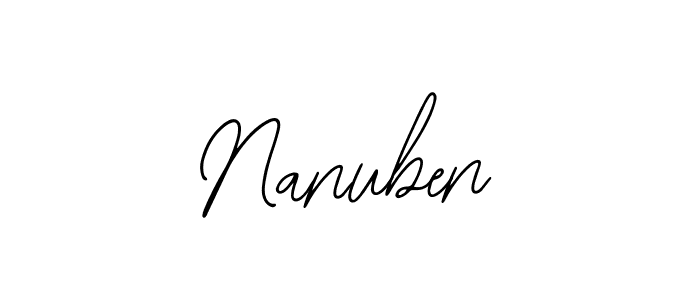 Use a signature maker to create a handwritten signature online. With this signature software, you can design (Bearetta-2O07w) your own signature for name Nanuben. Nanuben signature style 12 images and pictures png