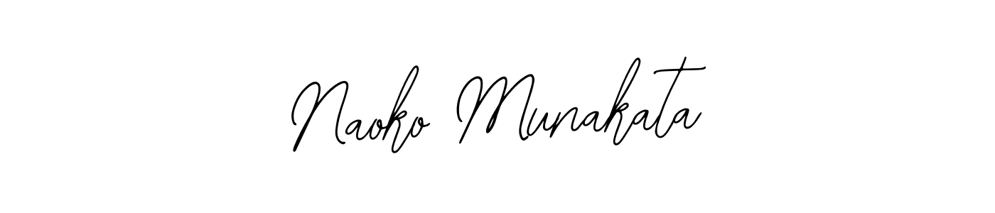 You should practise on your own different ways (Bearetta-2O07w) to write your name (Naoko Munakata) in signature. don't let someone else do it for you. Naoko Munakata signature style 12 images and pictures png