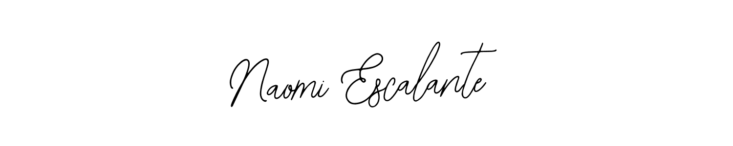 How to make Naomi Escalante signature? Bearetta-2O07w is a professional autograph style. Create handwritten signature for Naomi Escalante name. Naomi Escalante signature style 12 images and pictures png