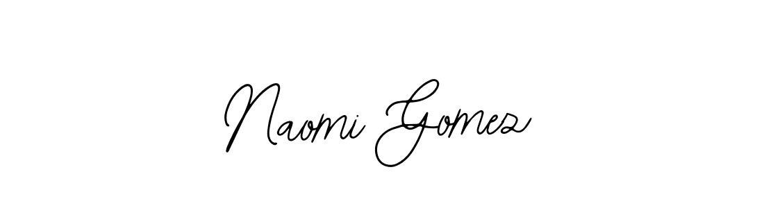 Use a signature maker to create a handwritten signature online. With this signature software, you can design (Bearetta-2O07w) your own signature for name Naomi Gomez. Naomi Gomez signature style 12 images and pictures png