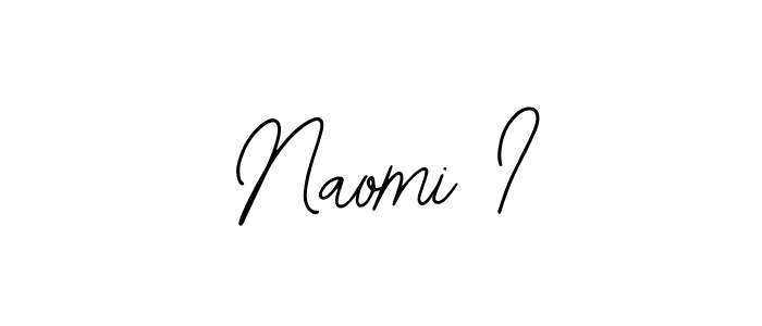 Use a signature maker to create a handwritten signature online. With this signature software, you can design (Bearetta-2O07w) your own signature for name Naomi I. Naomi I signature style 12 images and pictures png