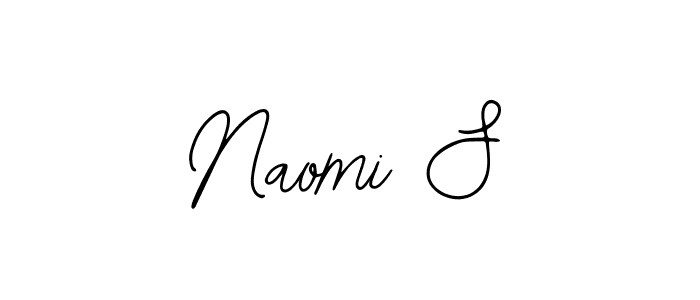 Create a beautiful signature design for name Naomi S. With this signature (Bearetta-2O07w) fonts, you can make a handwritten signature for free. Naomi S signature style 12 images and pictures png