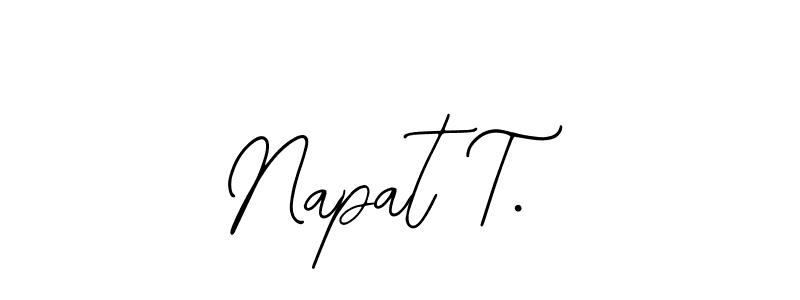 How to make Napat T. signature? Bearetta-2O07w is a professional autograph style. Create handwritten signature for Napat T. name. Napat T. signature style 12 images and pictures png