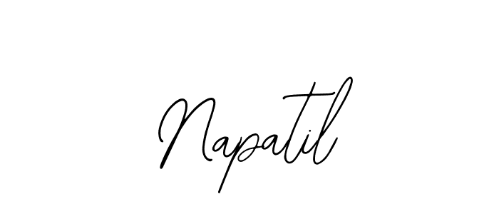 Design your own signature with our free online signature maker. With this signature software, you can create a handwritten (Bearetta-2O07w) signature for name Napatil. Napatil signature style 12 images and pictures png