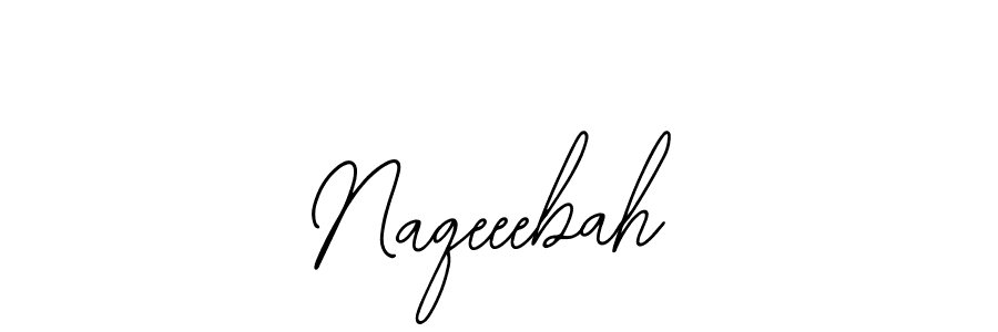 How to make Naqeeebah signature? Bearetta-2O07w is a professional autograph style. Create handwritten signature for Naqeeebah name. Naqeeebah signature style 12 images and pictures png
