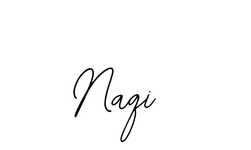The best way (Bearetta-2O07w) to make a short signature is to pick only two or three words in your name. The name Naqi  include a total of six letters. For converting this name. Naqi  signature style 12 images and pictures png