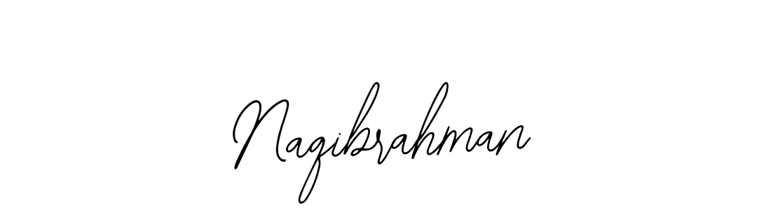 Design your own signature with our free online signature maker. With this signature software, you can create a handwritten (Bearetta-2O07w) signature for name Naqibrahman. Naqibrahman signature style 12 images and pictures png