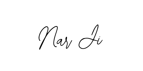 Design your own signature with our free online signature maker. With this signature software, you can create a handwritten (Bearetta-2O07w) signature for name Nar Ji. Nar Ji signature style 12 images and pictures png