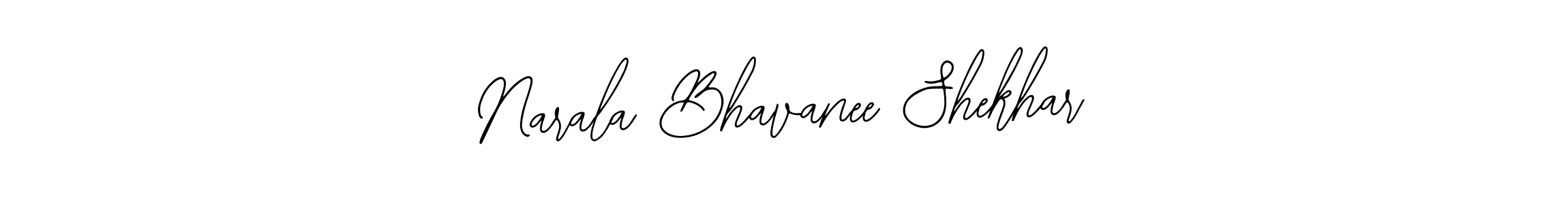 Create a beautiful signature design for name Narala Bhavanee Shekhar. With this signature (Bearetta-2O07w) fonts, you can make a handwritten signature for free. Narala Bhavanee Shekhar signature style 12 images and pictures png