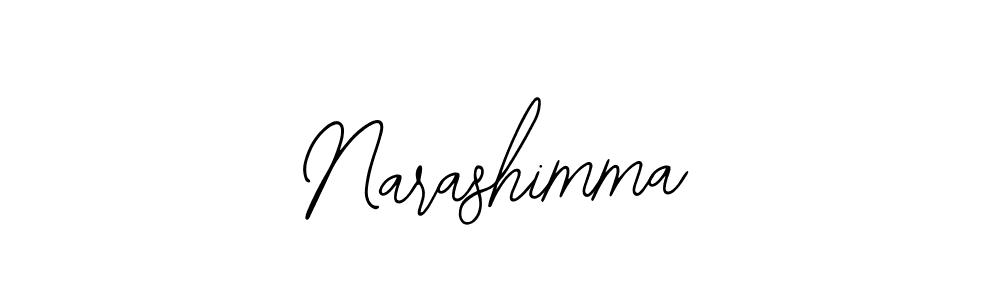 Similarly Bearetta-2O07w is the best handwritten signature design. Signature creator online .You can use it as an online autograph creator for name Narashimma. Narashimma signature style 12 images and pictures png