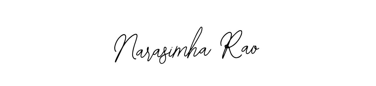 Narasimha Rao stylish signature style. Best Handwritten Sign (Bearetta-2O07w) for my name. Handwritten Signature Collection Ideas for my name Narasimha Rao. Narasimha Rao signature style 12 images and pictures png