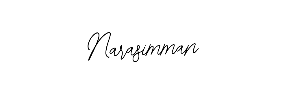 Narasimman stylish signature style. Best Handwritten Sign (Bearetta-2O07w) for my name. Handwritten Signature Collection Ideas for my name Narasimman. Narasimman signature style 12 images and pictures png