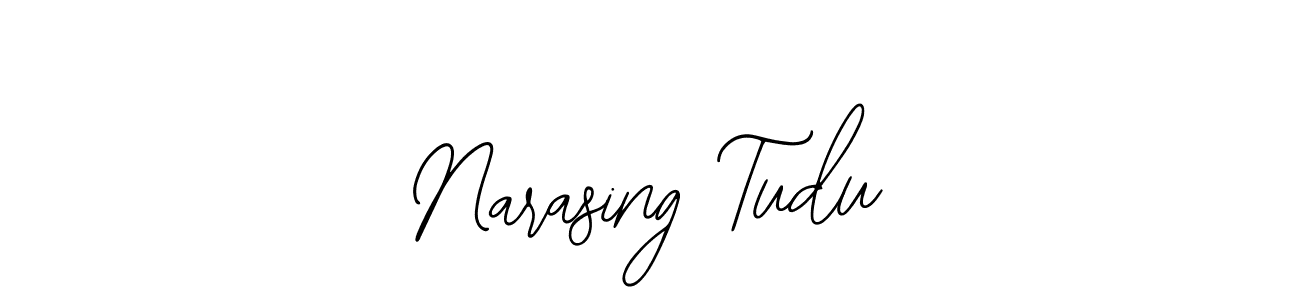 Create a beautiful signature design for name Narasing Tudu. With this signature (Bearetta-2O07w) fonts, you can make a handwritten signature for free. Narasing Tudu signature style 12 images and pictures png