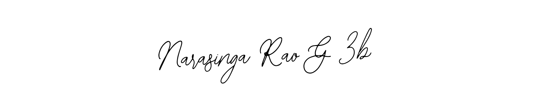 The best way (Bearetta-2O07w) to make a short signature is to pick only two or three words in your name. The name Narasinga Rao G 3b include a total of six letters. For converting this name. Narasinga Rao G 3b signature style 12 images and pictures png