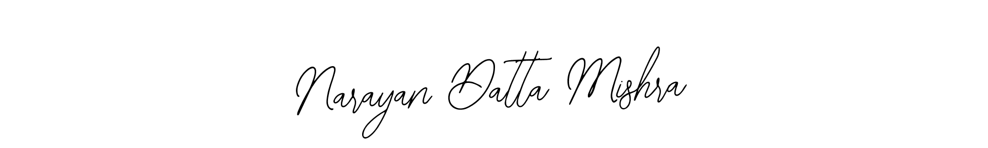 You should practise on your own different ways (Bearetta-2O07w) to write your name (Narayan Datta Mishra) in signature. don't let someone else do it for you. Narayan Datta Mishra signature style 12 images and pictures png