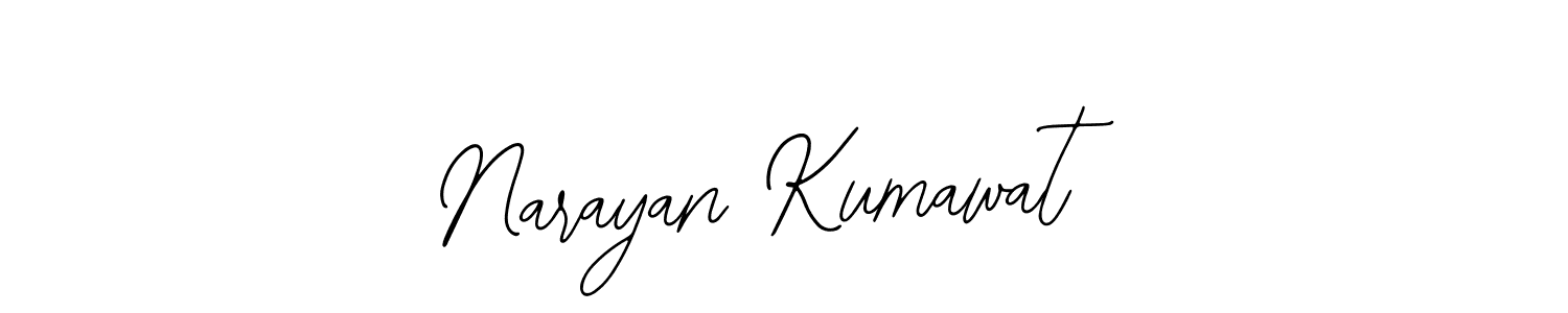 Use a signature maker to create a handwritten signature online. With this signature software, you can design (Bearetta-2O07w) your own signature for name Narayan Kumawat. Narayan Kumawat signature style 12 images and pictures png