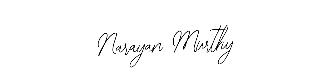 How to make Narayan Murthy name signature. Use Bearetta-2O07w style for creating short signs online. This is the latest handwritten sign. Narayan Murthy signature style 12 images and pictures png