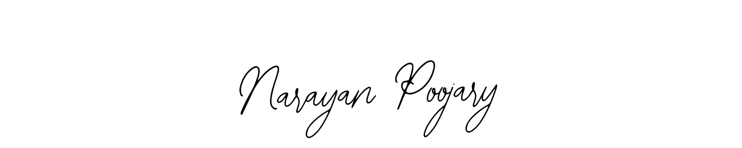 Narayan Poojary stylish signature style. Best Handwritten Sign (Bearetta-2O07w) for my name. Handwritten Signature Collection Ideas for my name Narayan Poojary. Narayan Poojary signature style 12 images and pictures png