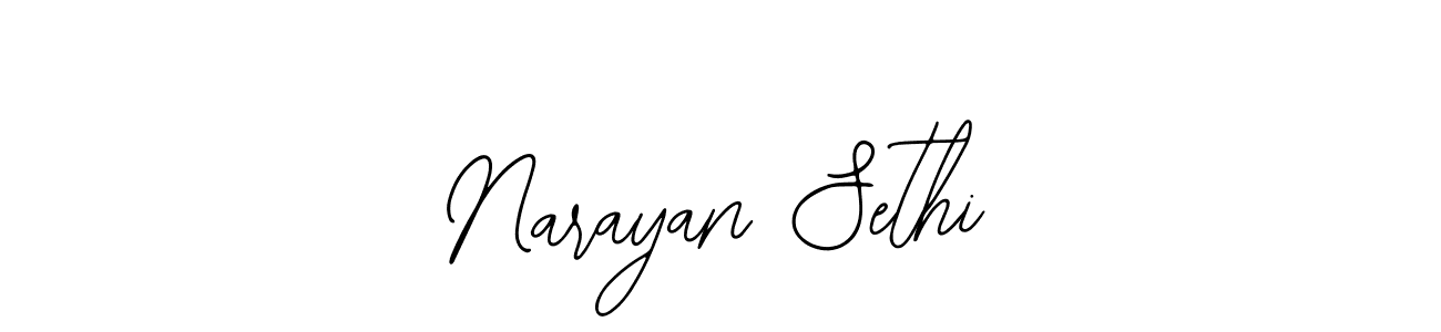 Create a beautiful signature design for name Narayan Sethi. With this signature (Bearetta-2O07w) fonts, you can make a handwritten signature for free. Narayan Sethi signature style 12 images and pictures png