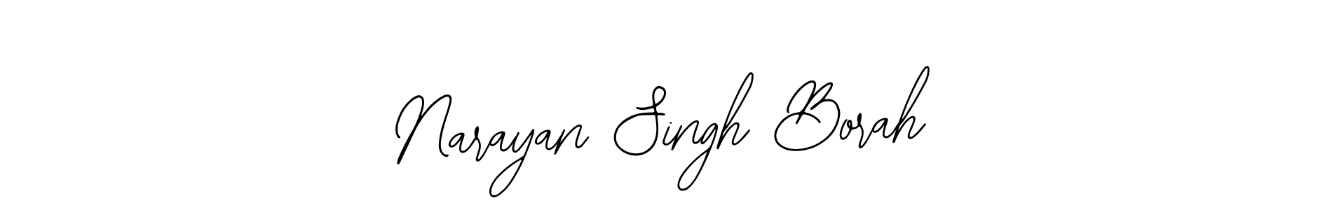 Bearetta-2O07w is a professional signature style that is perfect for those who want to add a touch of class to their signature. It is also a great choice for those who want to make their signature more unique. Get Narayan Singh Borah name to fancy signature for free. Narayan Singh Borah signature style 12 images and pictures png