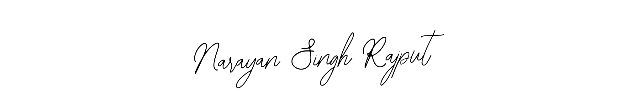 Bearetta-2O07w is a professional signature style that is perfect for those who want to add a touch of class to their signature. It is also a great choice for those who want to make their signature more unique. Get Narayan Singh Rajput name to fancy signature for free. Narayan Singh Rajput signature style 12 images and pictures png