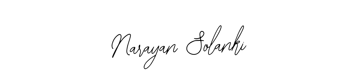 Make a beautiful signature design for name Narayan Solanki. With this signature (Bearetta-2O07w) style, you can create a handwritten signature for free. Narayan Solanki signature style 12 images and pictures png