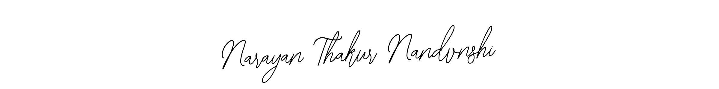Use a signature maker to create a handwritten signature online. With this signature software, you can design (Bearetta-2O07w) your own signature for name Narayan Thakur Nandvnshi. Narayan Thakur Nandvnshi signature style 12 images and pictures png