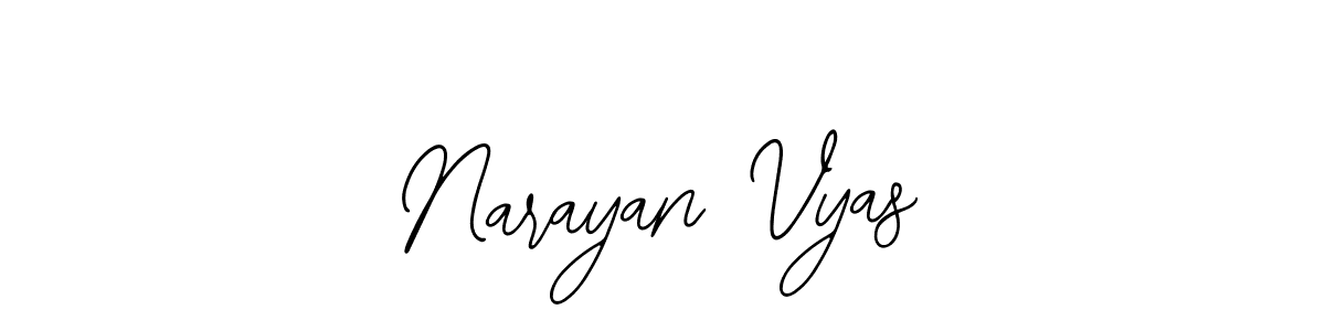 Also we have Narayan Vyas name is the best signature style. Create professional handwritten signature collection using Bearetta-2O07w autograph style. Narayan Vyas signature style 12 images and pictures png