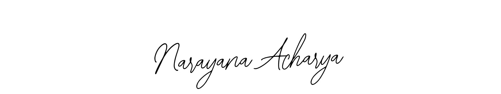 How to Draw Narayana Acharya signature style? Bearetta-2O07w is a latest design signature styles for name Narayana Acharya. Narayana Acharya signature style 12 images and pictures png
