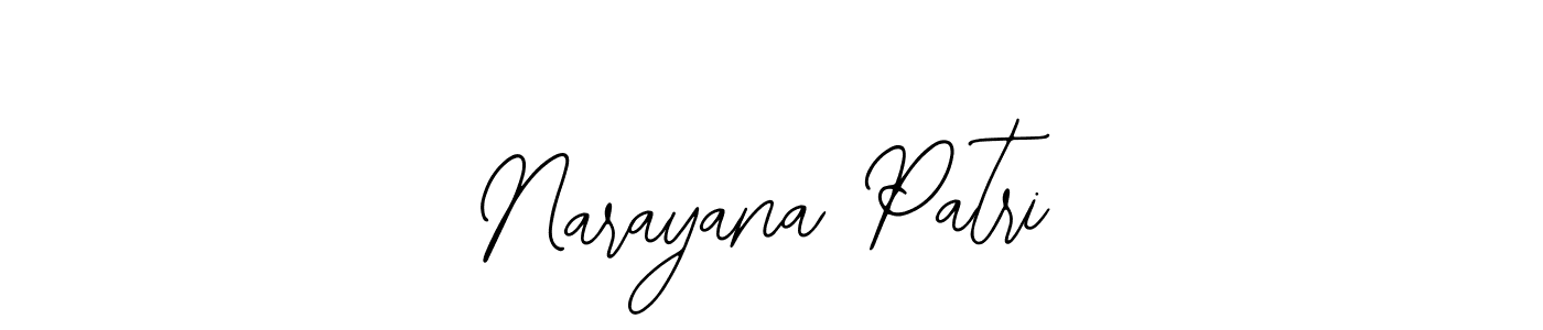 How to make Narayana Patri signature? Bearetta-2O07w is a professional autograph style. Create handwritten signature for Narayana Patri name. Narayana Patri signature style 12 images and pictures png