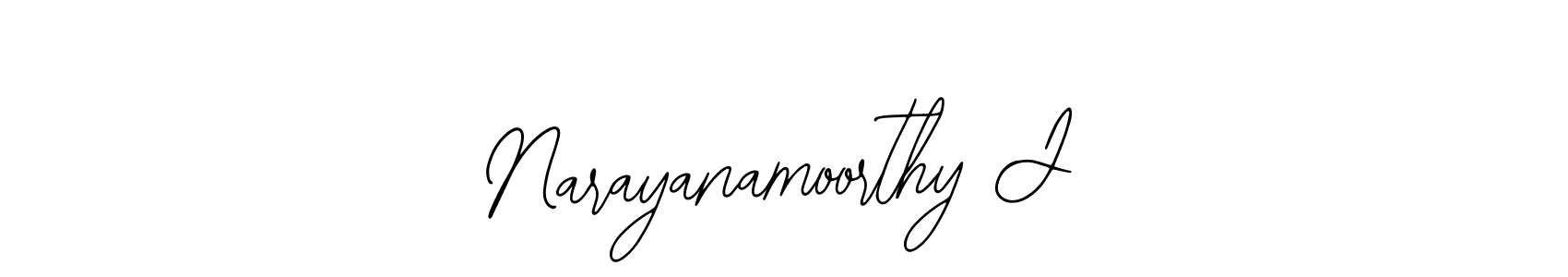 You should practise on your own different ways (Bearetta-2O07w) to write your name (Narayanamoorthy J) in signature. don't let someone else do it for you. Narayanamoorthy J signature style 12 images and pictures png